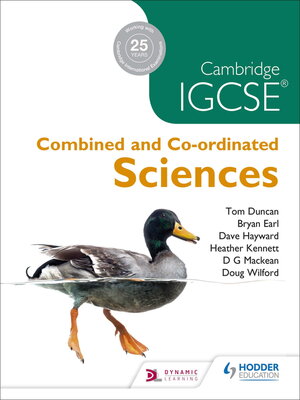 cover image of Cambridge IGCSE Combined and Co-ordinated Sciences